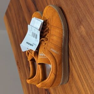 Adidas Topanga Orange Suede Men's 7.5
